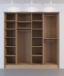 встроенный четырехдверный шкаф-купе наполнение